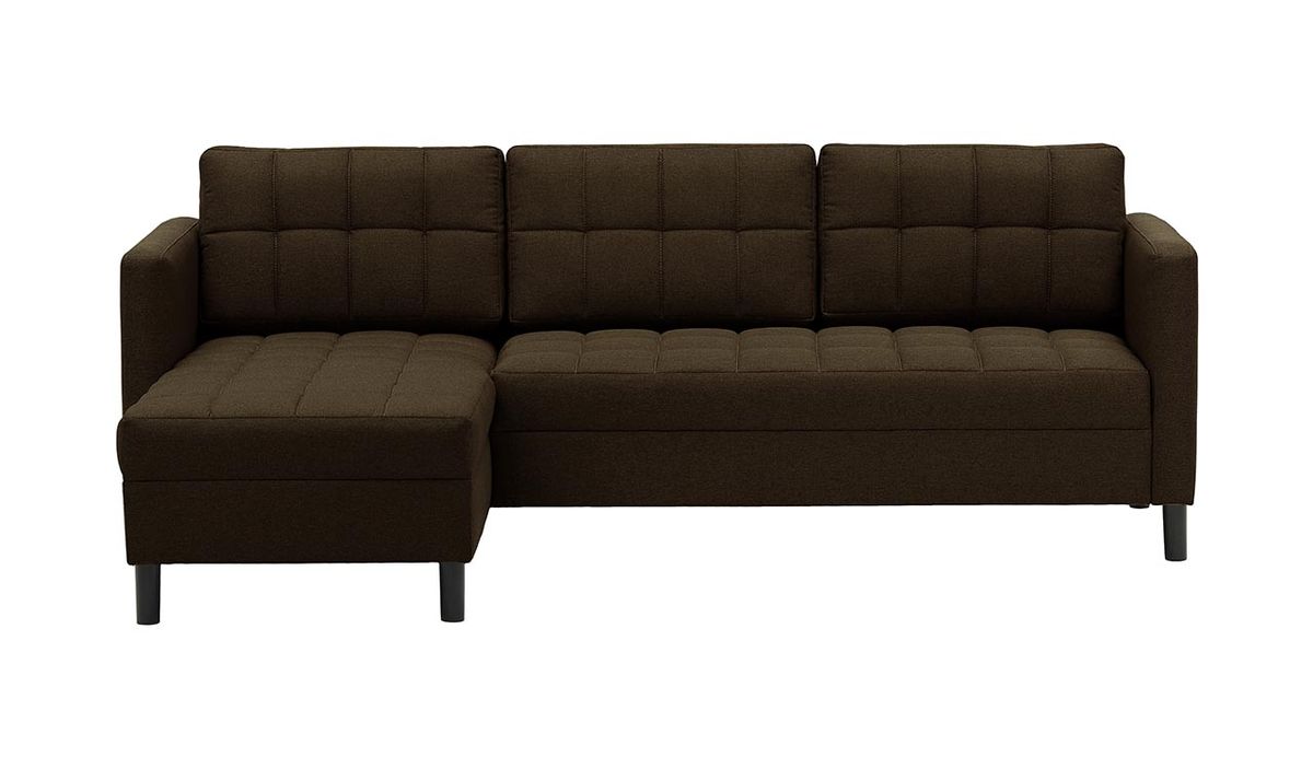 Canapé d’angle polyvalent avec pouf Ludo, Malmo 28