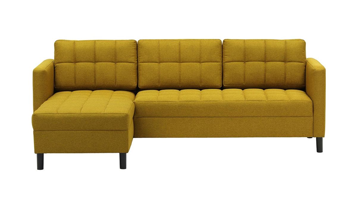Canapé d’angle polyvalent avec pouf Ludo — vue 5