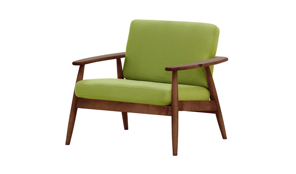 Fauteuil de jardin Demure Aqua, Kanaria 7009, Couleur des pieds: 8007 Chêne foncé