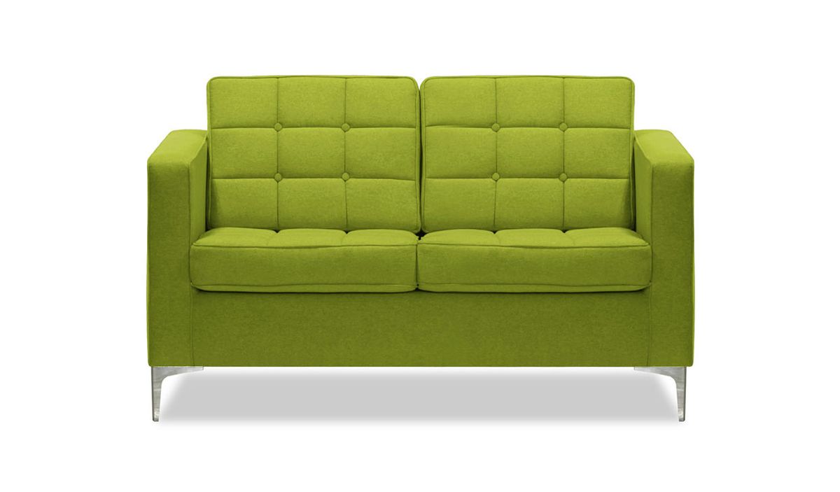 Canapé deux places Finn, vert citron - Baku 7