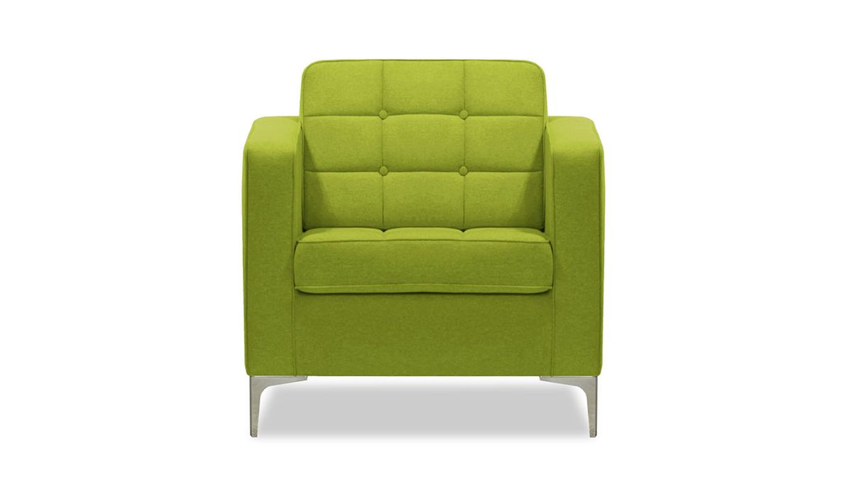 Fauteuil Finn, vert citron - Baku 7