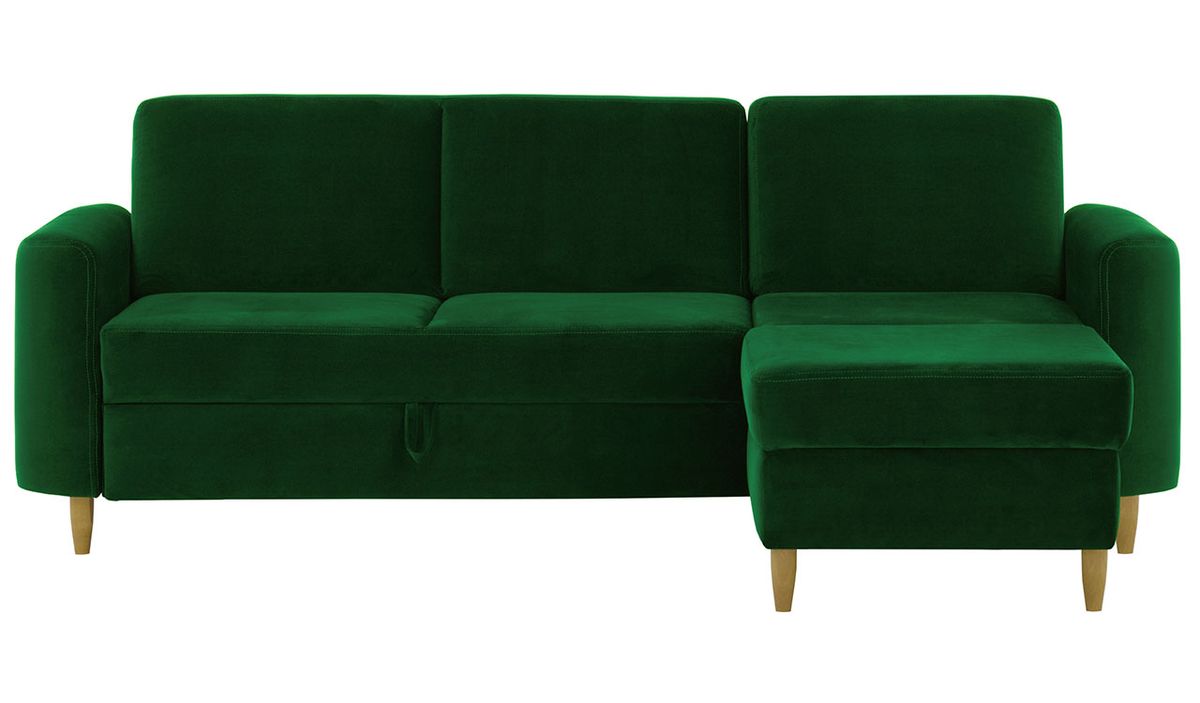 Canapé d’angle Elegance avec fonction lit et coffre de rangement — vue 5
