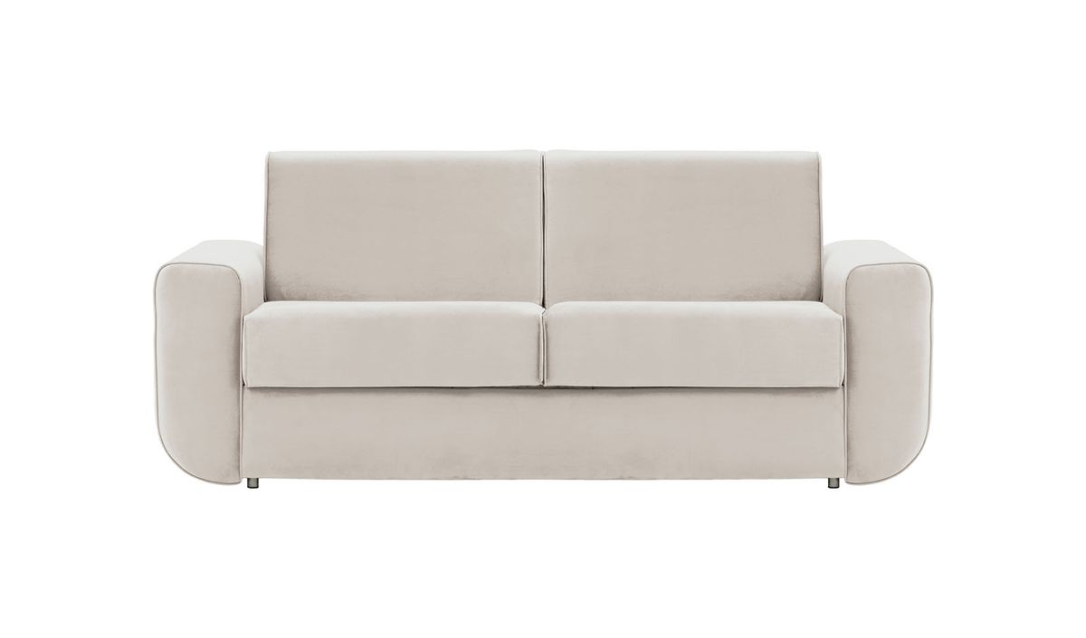 Salsa - Canapé trois places avec fonction couchage 140, beige clair - Velluto 2