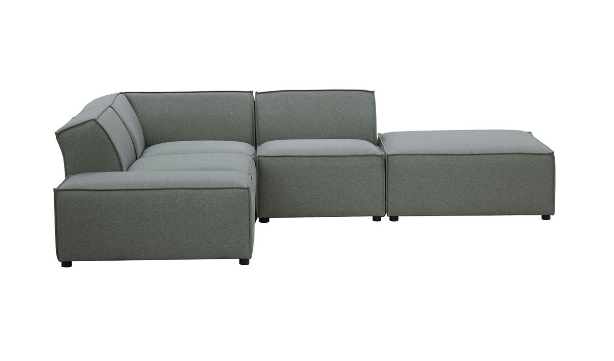 Mojo – Canapé d’angle modulaire, gris foncé - Malmo 95