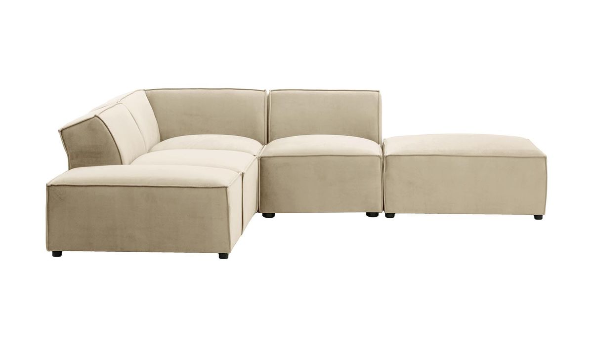 Mojo – Canapé d’angle modulaire, beige clair - Velluto 2