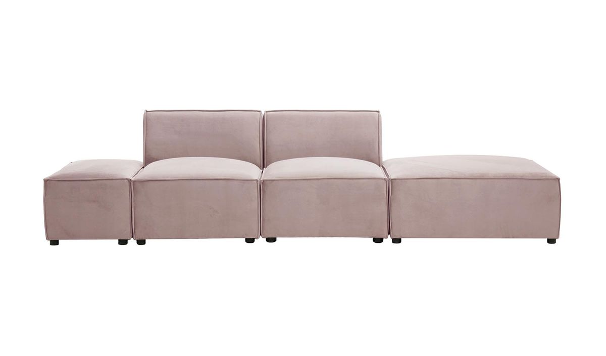 Mojo - Canapé modulaire, lila/rose - Velluto 14