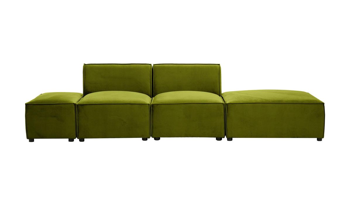 Mojo - Canapé modulaire, olive - Velluto 9