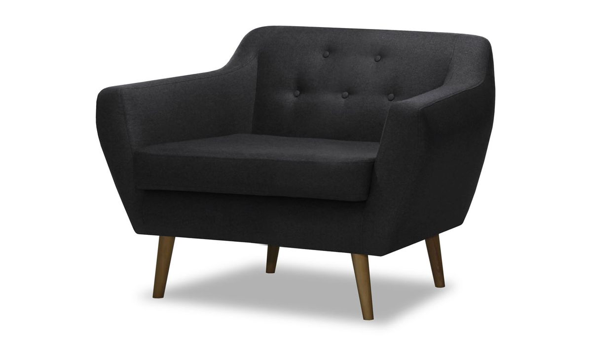Fauteuil Varde, gris foncé - Malmo 95