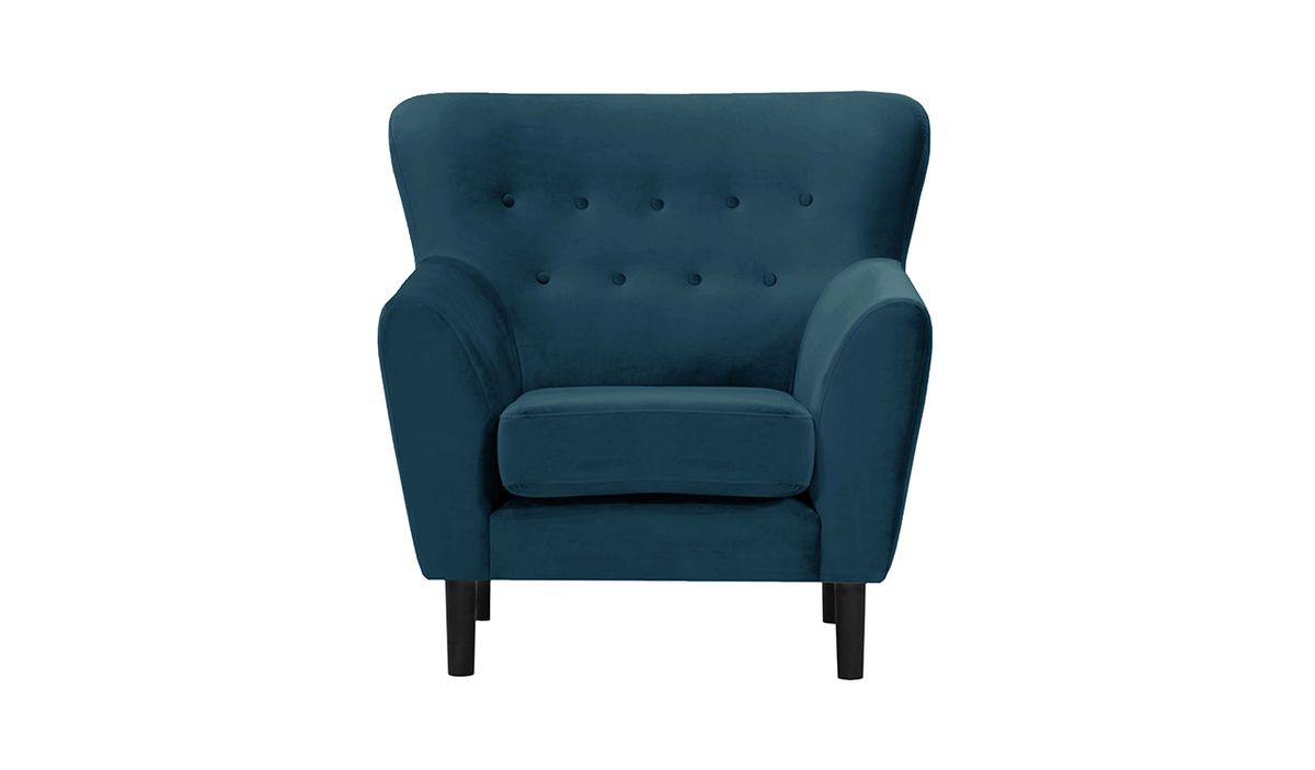 Fauteuil Zamba, bleu - Velluto 11