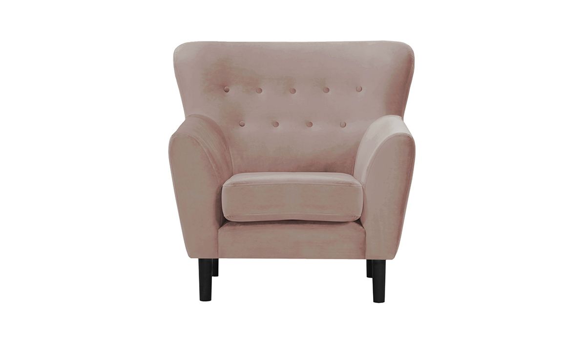 Fauteuil Zamba, lila/rose - Velluto 14