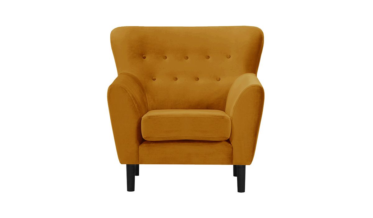 Fauteuil Zamba, moutarde - Velluto 8