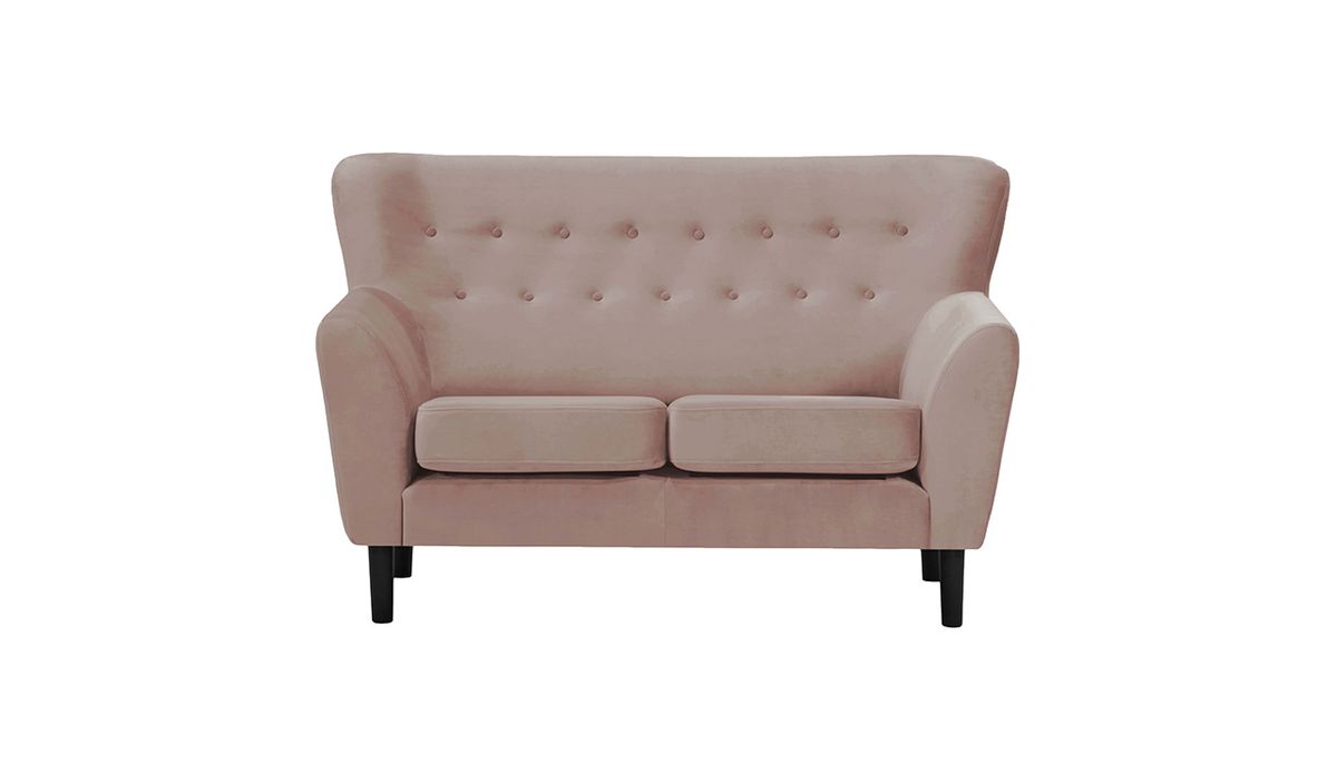 Canapé deux places Zamba, lila/rose - Velluto 14