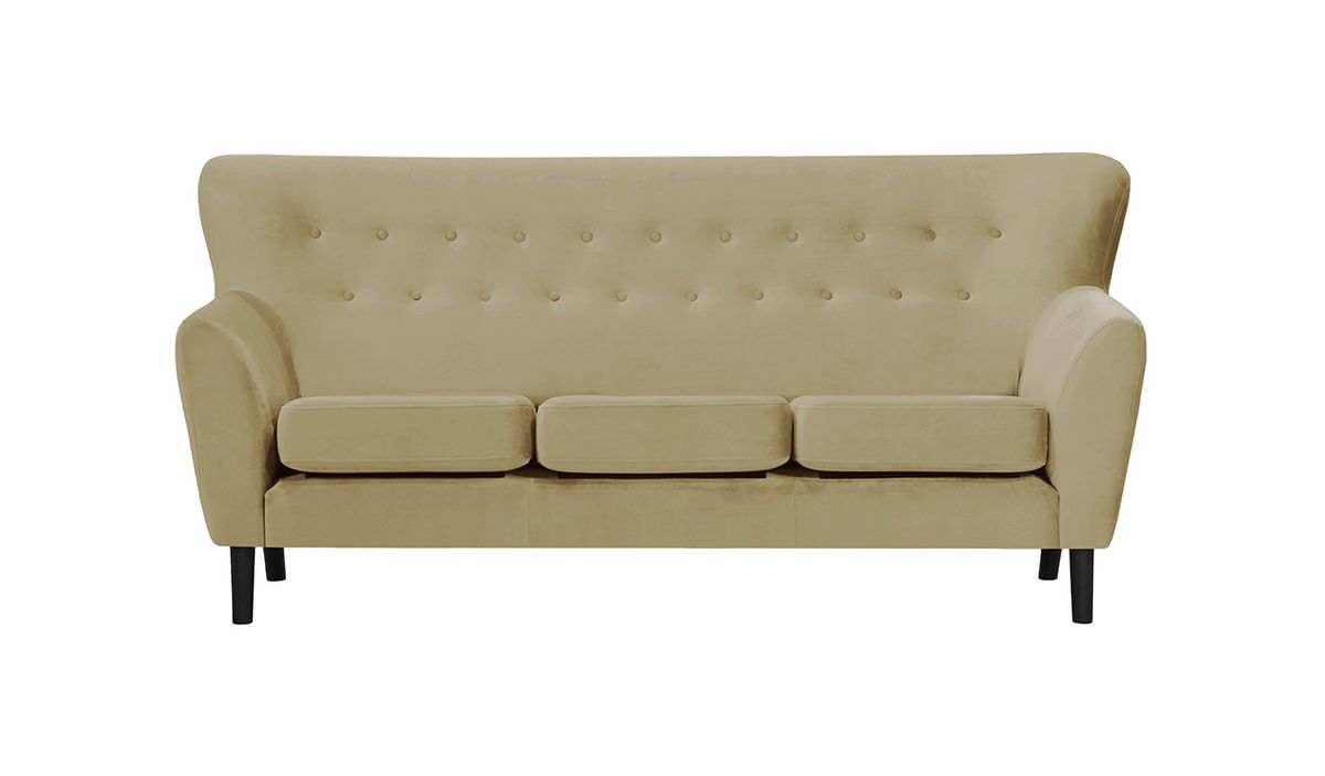 Canapé trois places Zamba, beige - Velluto 3