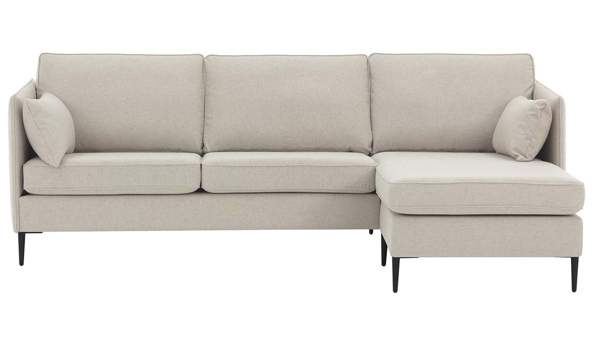 Canapé d’angle droit Tasna, blanc - Cablo 1