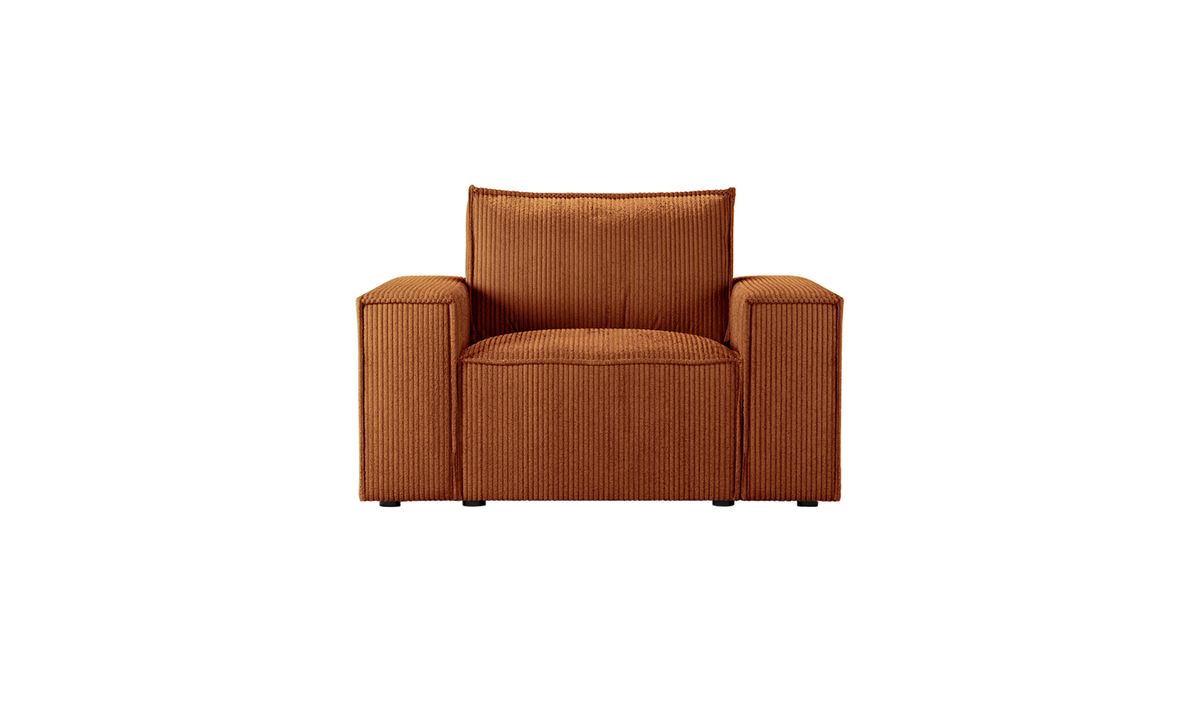 Fauteuil Charles, Poso 40 - rouge brique