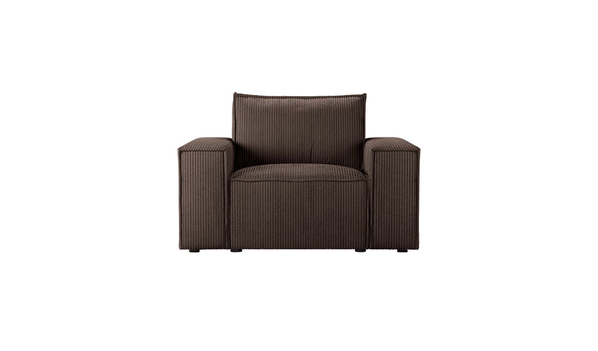 Fauteuil Charles, Poso 6 - marron