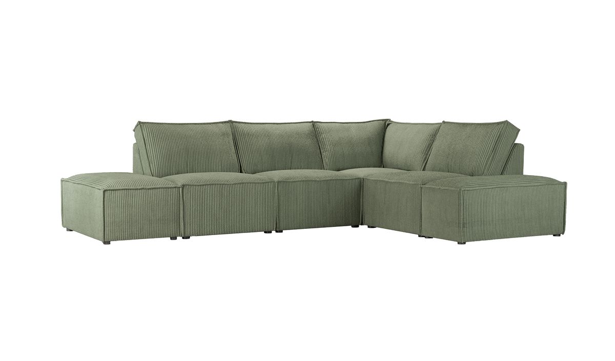 Charles - Canapé d’angle modulaire, Poso 46 - kaki