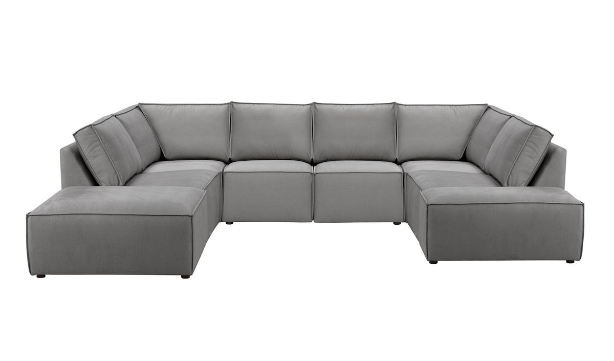 Charles - Grand canapé d’angle modulaire U — vue 3