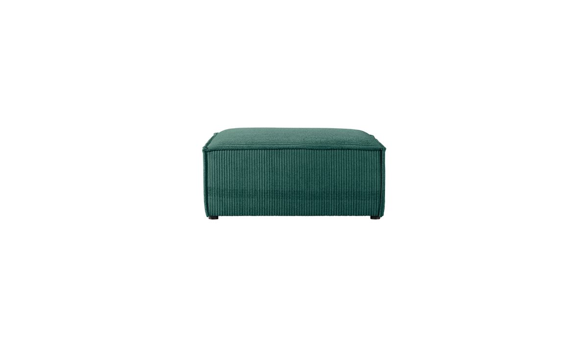 Grand pouf Charles (P3), Poso 14 - vert foncé