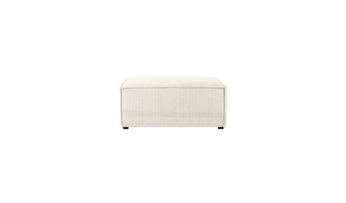 Grand pouf Charles (P3), Poso 38 - crème-ivoire