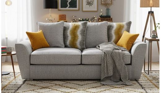 Canapé trois places à coussins Majestic Canapé trois places à coussins Majestic