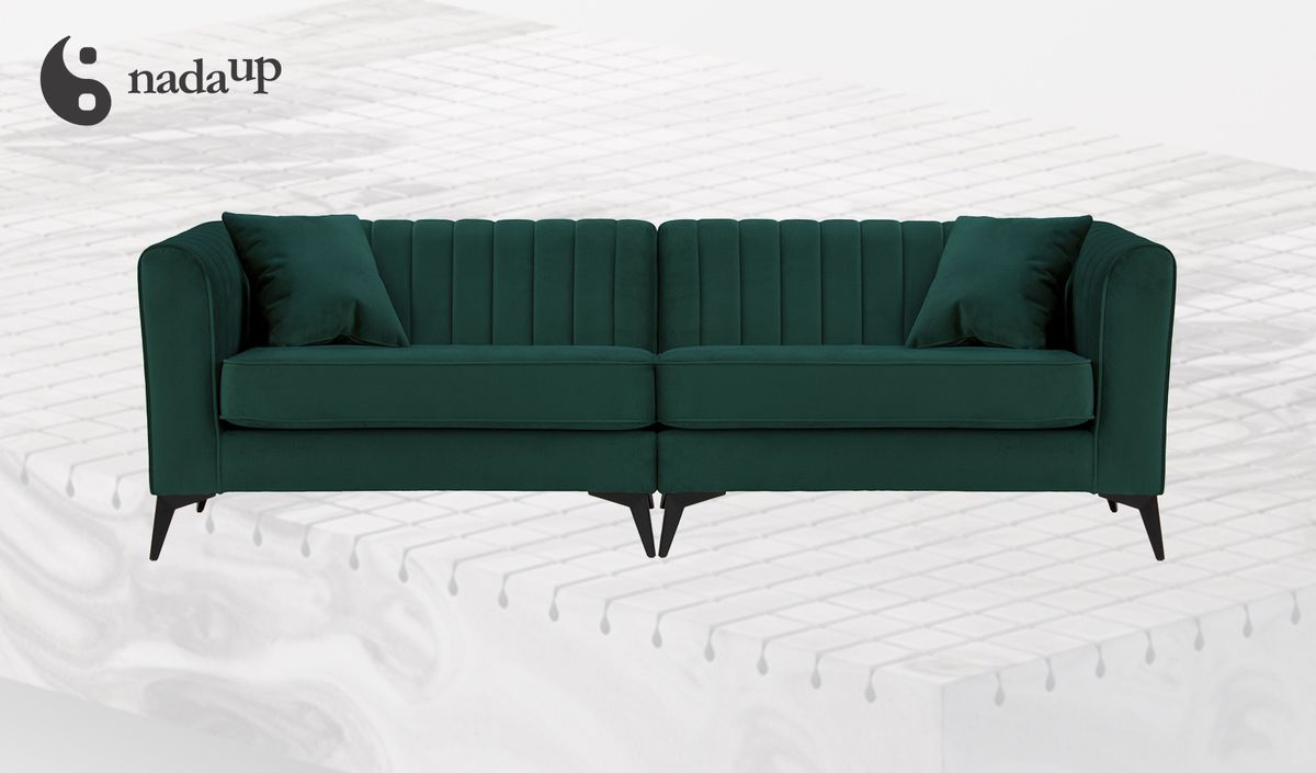 Canapé quatre places – 2 modules Mary en mousse de qualité médicale