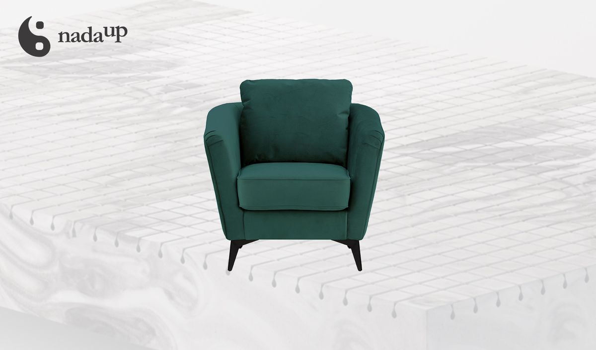 Fauteuil décoratif Mary en mousse de qualité médicale