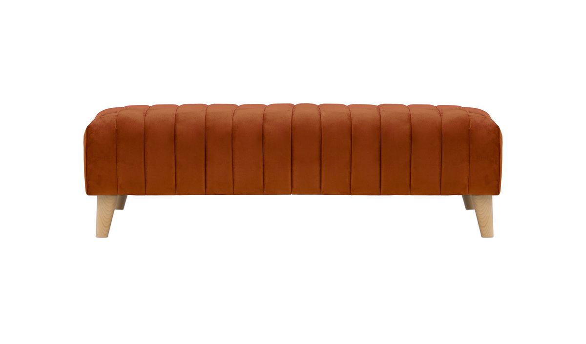 Grand pouf avec des coutures Mary