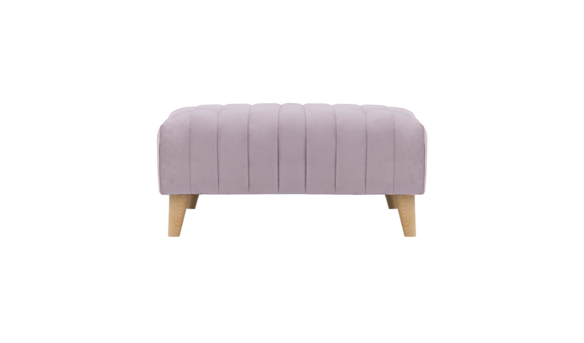 Petit pouf avec des coutures Mary