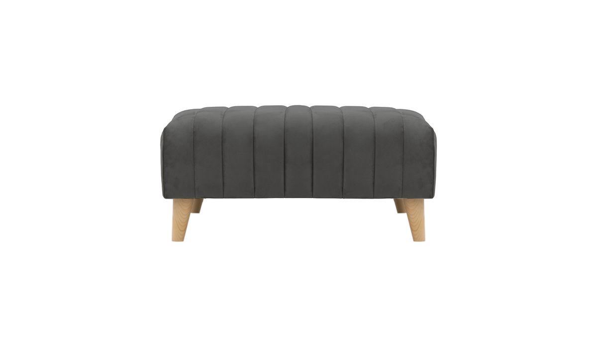 Petit pouf avec des coutures Mary