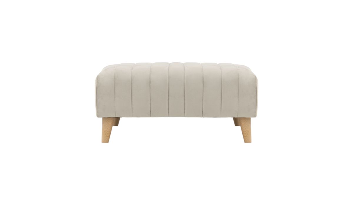 Petit pouf avec des coutures Mary