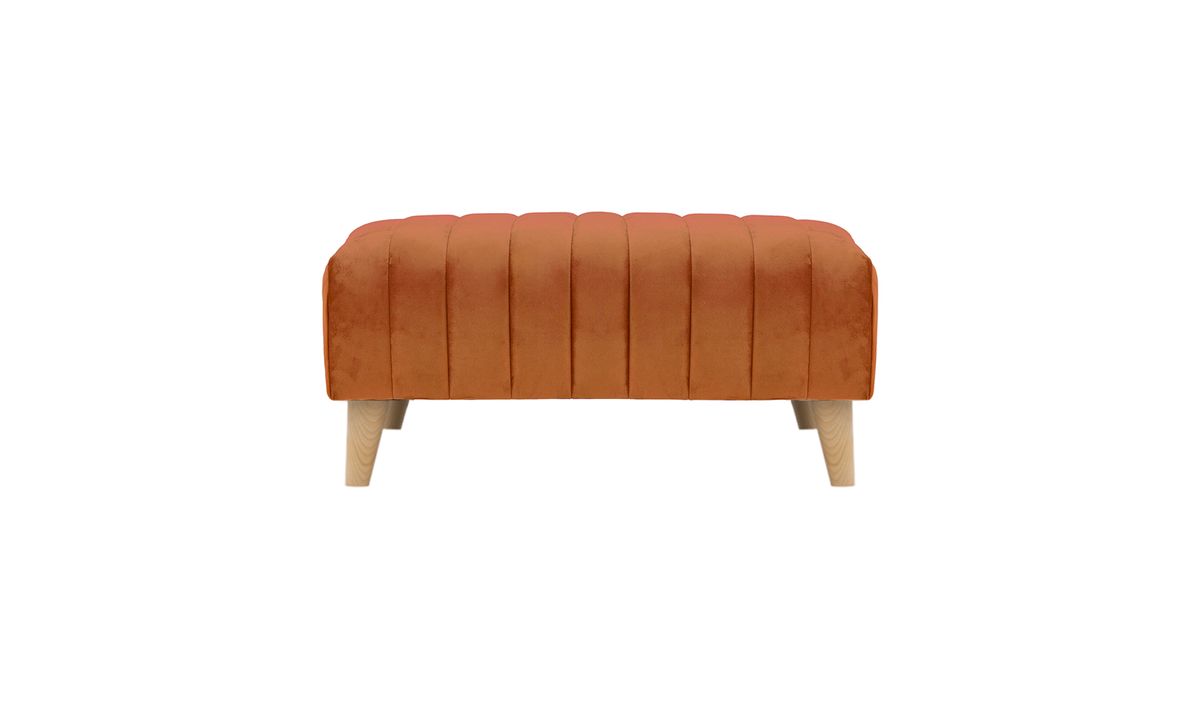 Petit pouf avec des coutures Mary