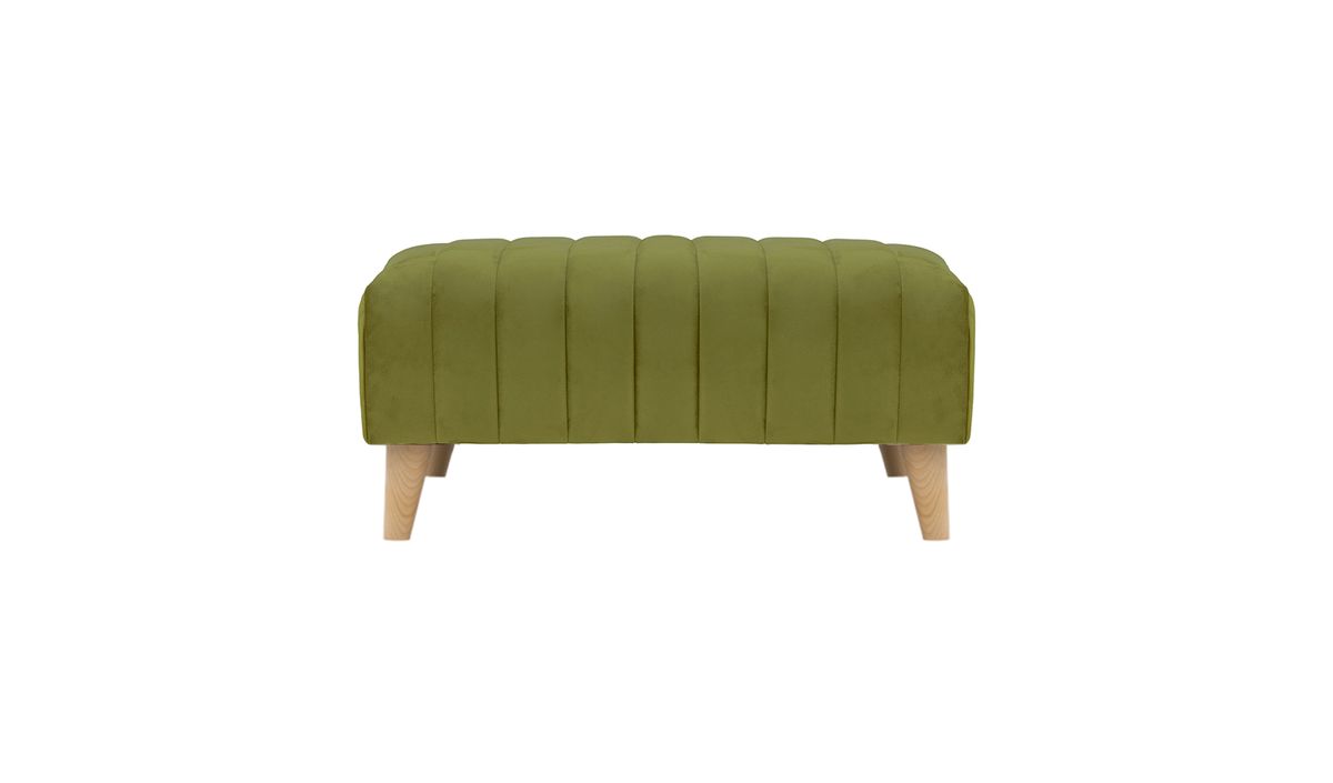 Petit pouf avec des coutures Mary