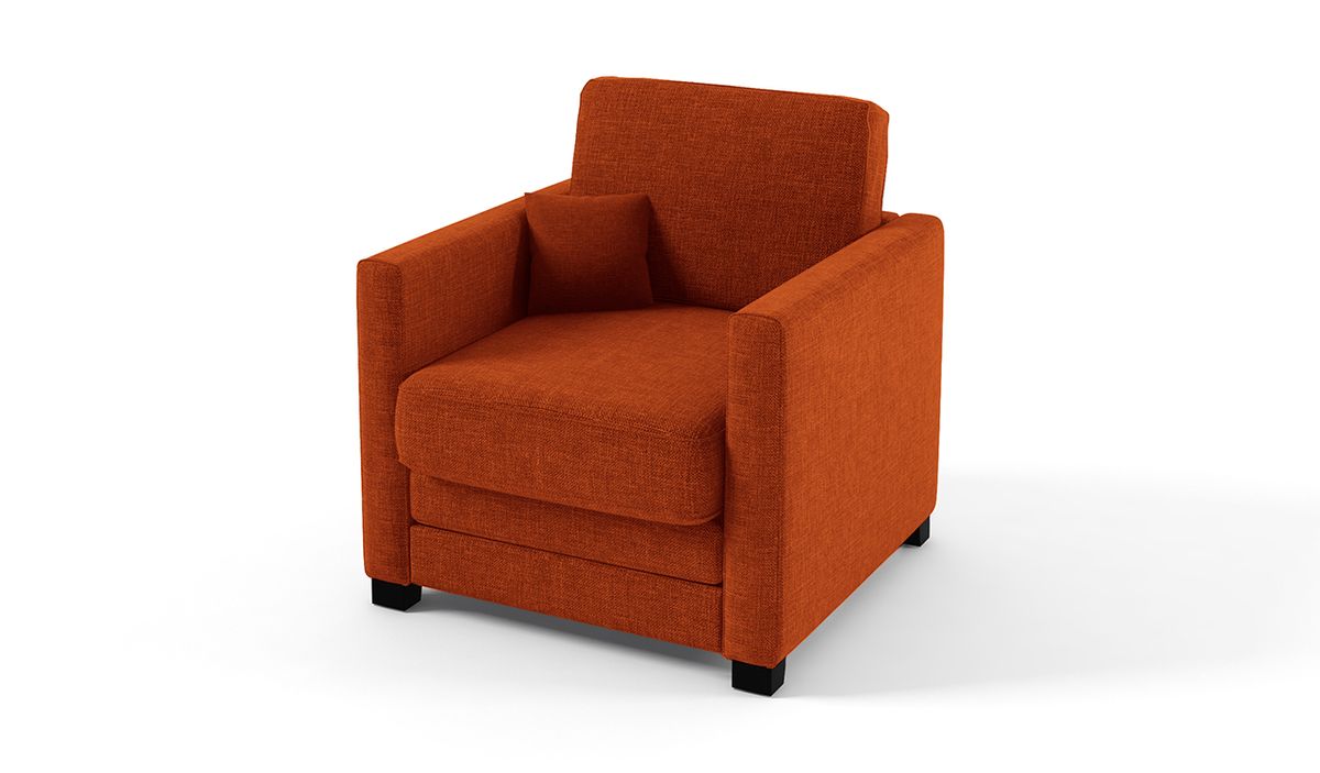 Fauteuil avec fonction lit Boom, orange - Sawana 18
