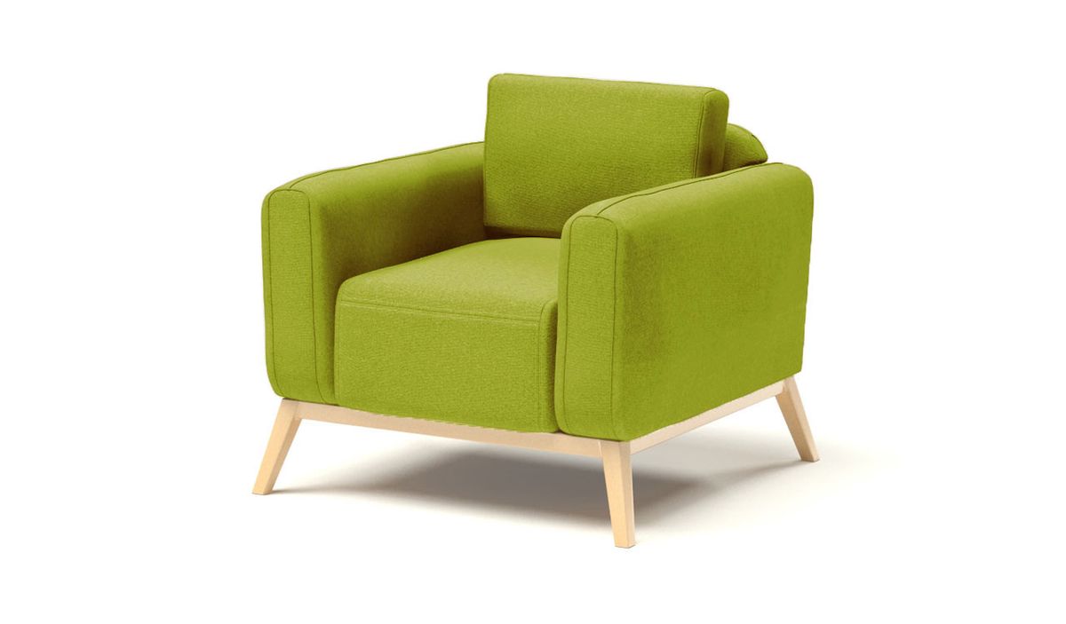 Fauteuil Modena, vert citron - Baku 7