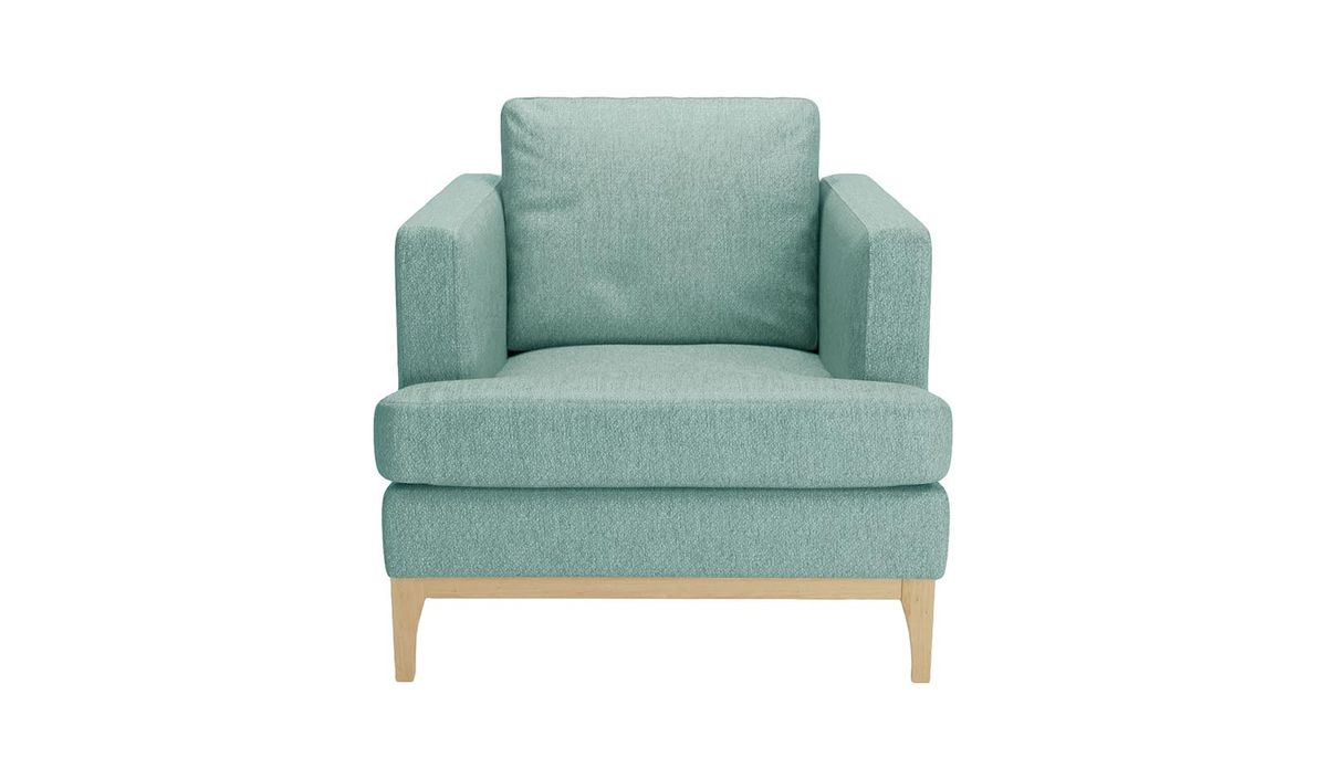 Fauteuil Scarlett Eco, Stelar 75, Couleur des pieds: Chêne clair