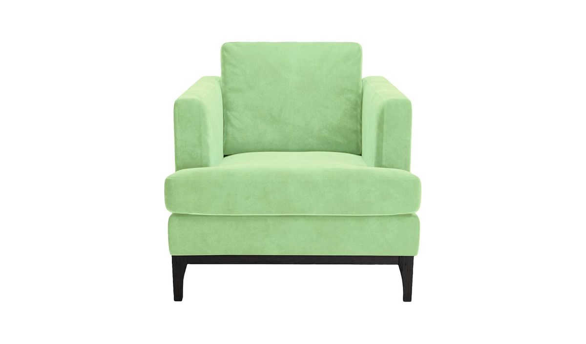 Fauteuil Scarlett Eco, Terra 33, Couleur des pieds: Noir