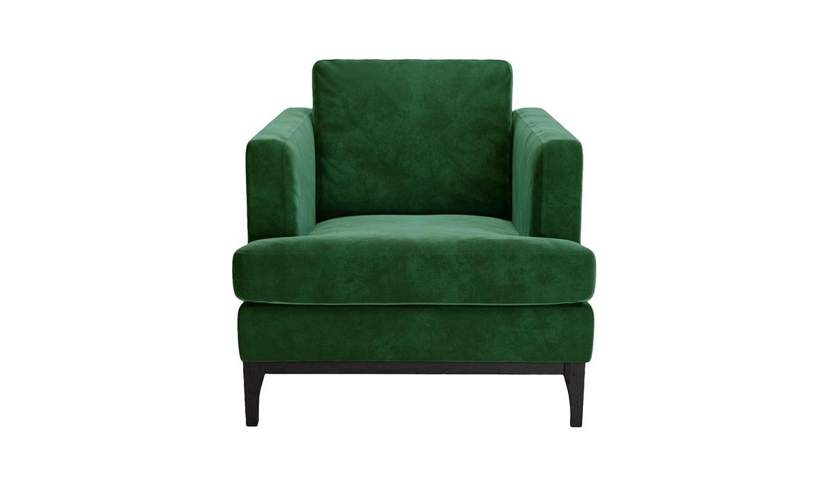 Fauteuil Scarlett Eco, Terra 39, Couleur des pieds: Noir