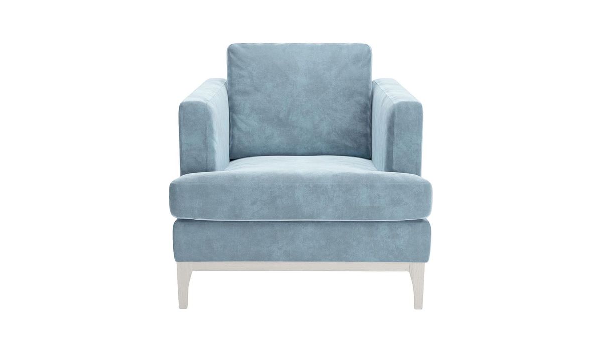 Fauteuil Scarlett Eco, Terra 73, Couleur des pieds: Blanc