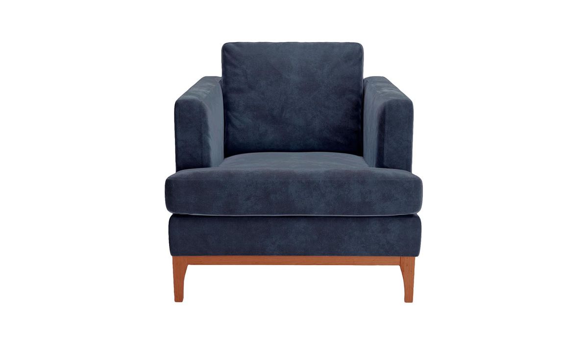 Fauteuil Scarlett Eco, Terra 79, Couleur des pieds: aveo