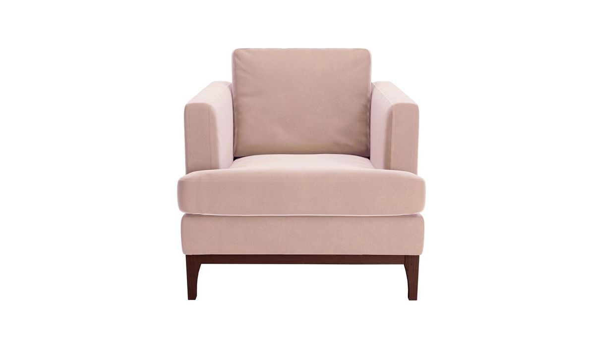 Fauteuil Scarlett, lila/rose - Velluto 14