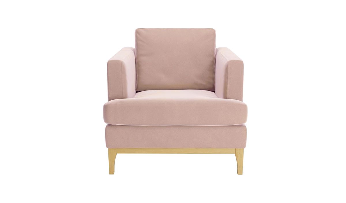 Fauteuil Scarlett, lila/rose - Velluto 14