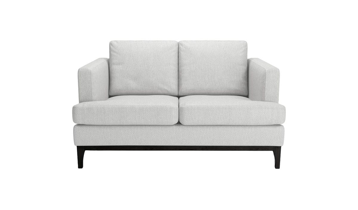 Canapé deux places Scarlett Eco, Stelar 81 - Light Grey, Couleur des pieds: Noir