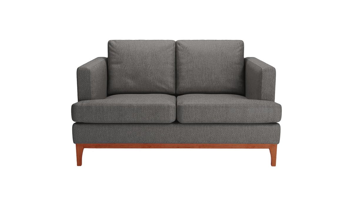 Canapé deux places Scarlett Eco, Stelar 97 - Dark Grey, Couleur des pieds: aveo