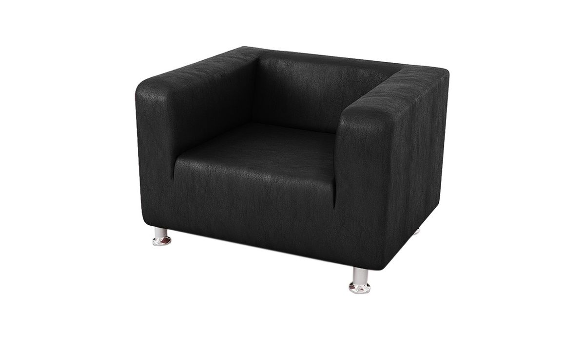 Fauteuil en simili cuir Scala — vue 5