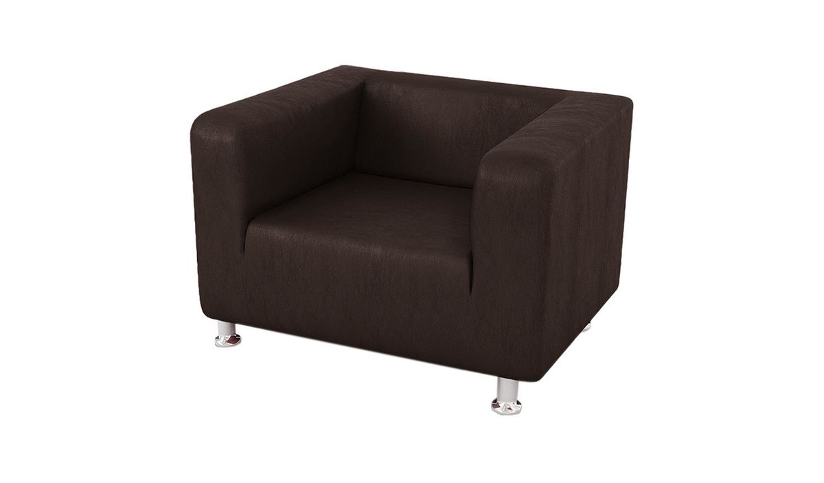 Fauteuil en simili cuir Scala — vue 6