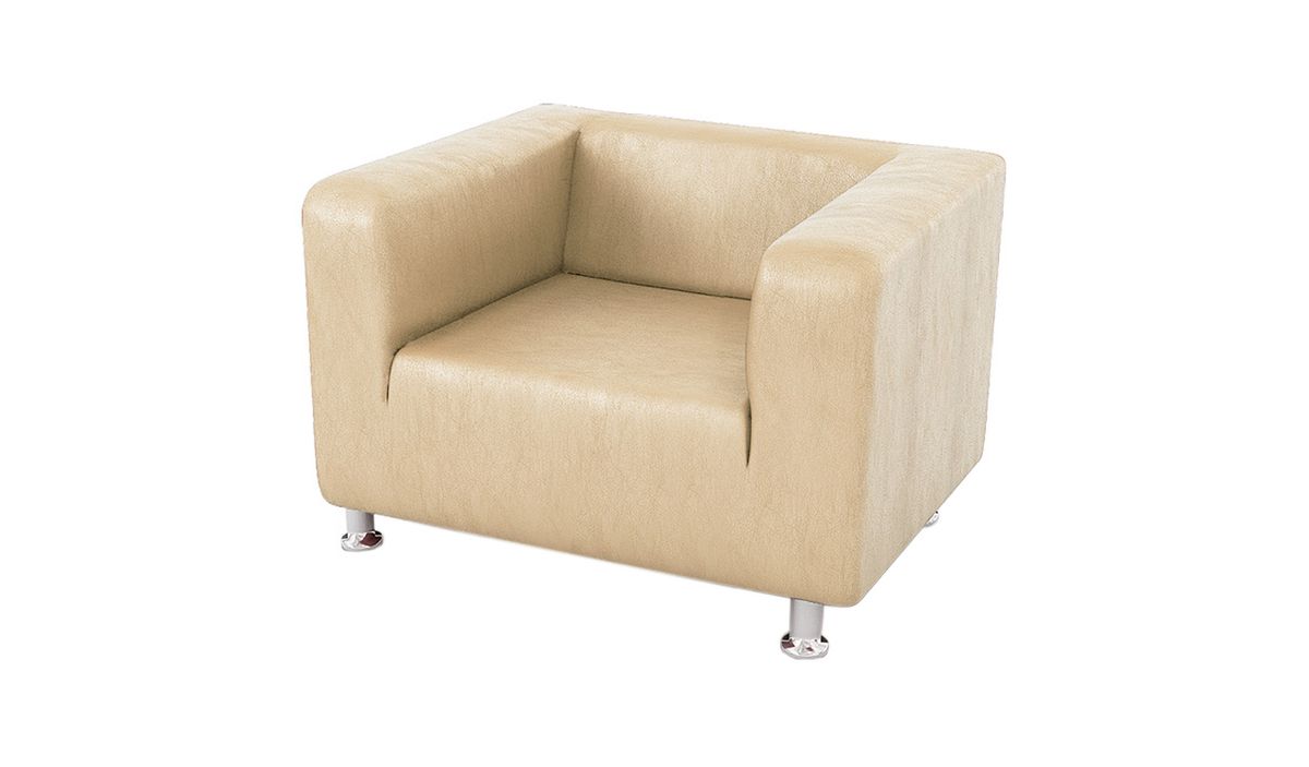Fauteuil en simili cuir Scala — vue 7