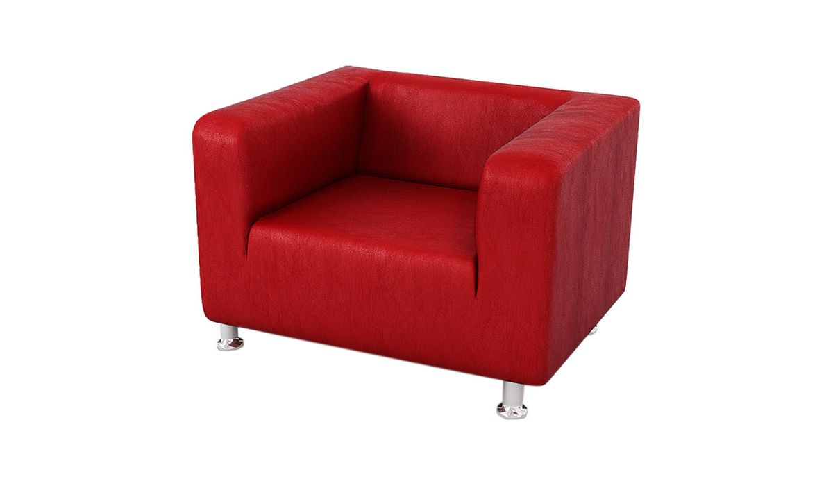 Fauteuil en simili cuir Scala — vue 5