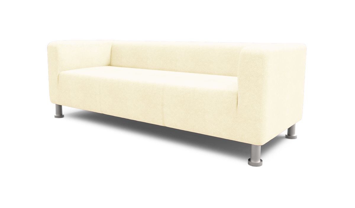 Canapé trois places Scala, crème - Sawana 1