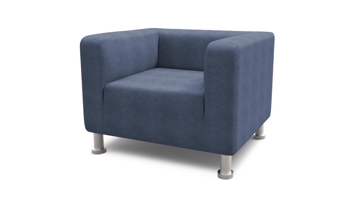 Fauteuil Scala, bleu foncé - Sawana 80